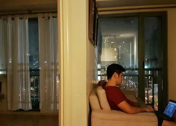Apartamento Ortigas 2 Bedroom Corner Unit With 2 Queen Across Shangrila *